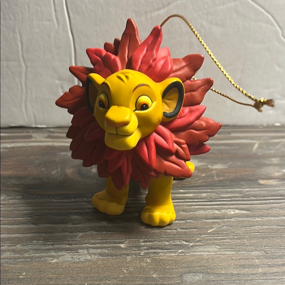 Disney Simba Holiday Ornament - Red and Yellow